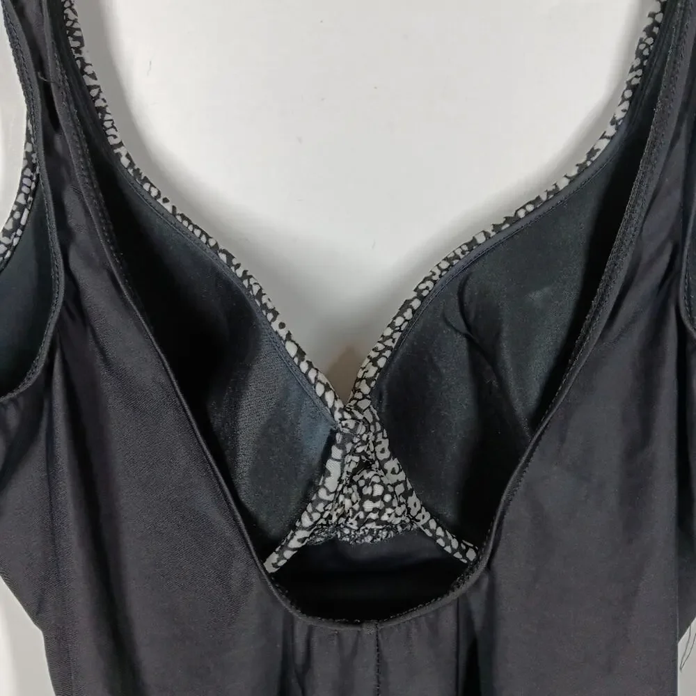 Miraclesuit Printed One Piece Swimsuit size 16